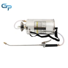 6L Pump Garden Sprayer With Reinforced Hose 1.5 Gallon Stainless Steel Sprayer