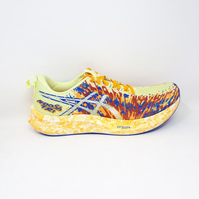 Asics Gel Noosa Tri 16 Huddle Yellow Blue Running Shoe Sneaker Mens US Size NEW