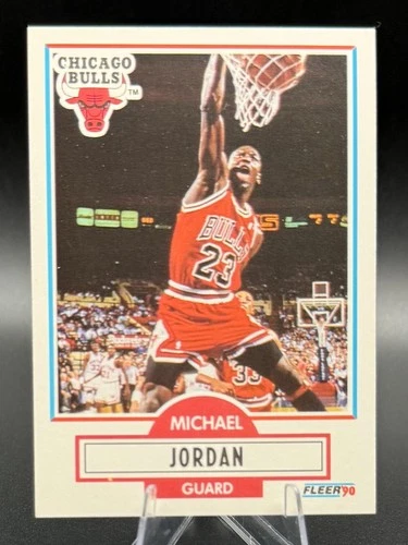 Michael Jordan 1990-91 Fleer Basketball Card #26 Chicago Bulls - 764