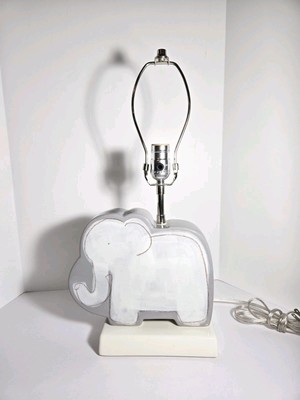 Alex Marshall Studios Child's Table Lamp Elephant Nursery Art Pottery 