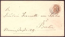 Thurn und Taxis Brief echt gelaufen Stempel HERFORD