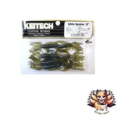 NEU Keitech Little Spider 2 Zoll #102 Wassermelone Pfeffer