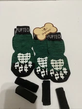 Pupteck Socks for Dogs - Rubber Bottom Anti-Slip -Med