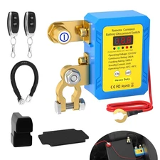 Joinfworld Kill Switch for Car 12V 240A Remote Battery Disconnect Switch with