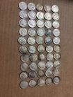 Lot of 50 Silver Roosevelt Dimes, Range of dates, Face Value $5.00