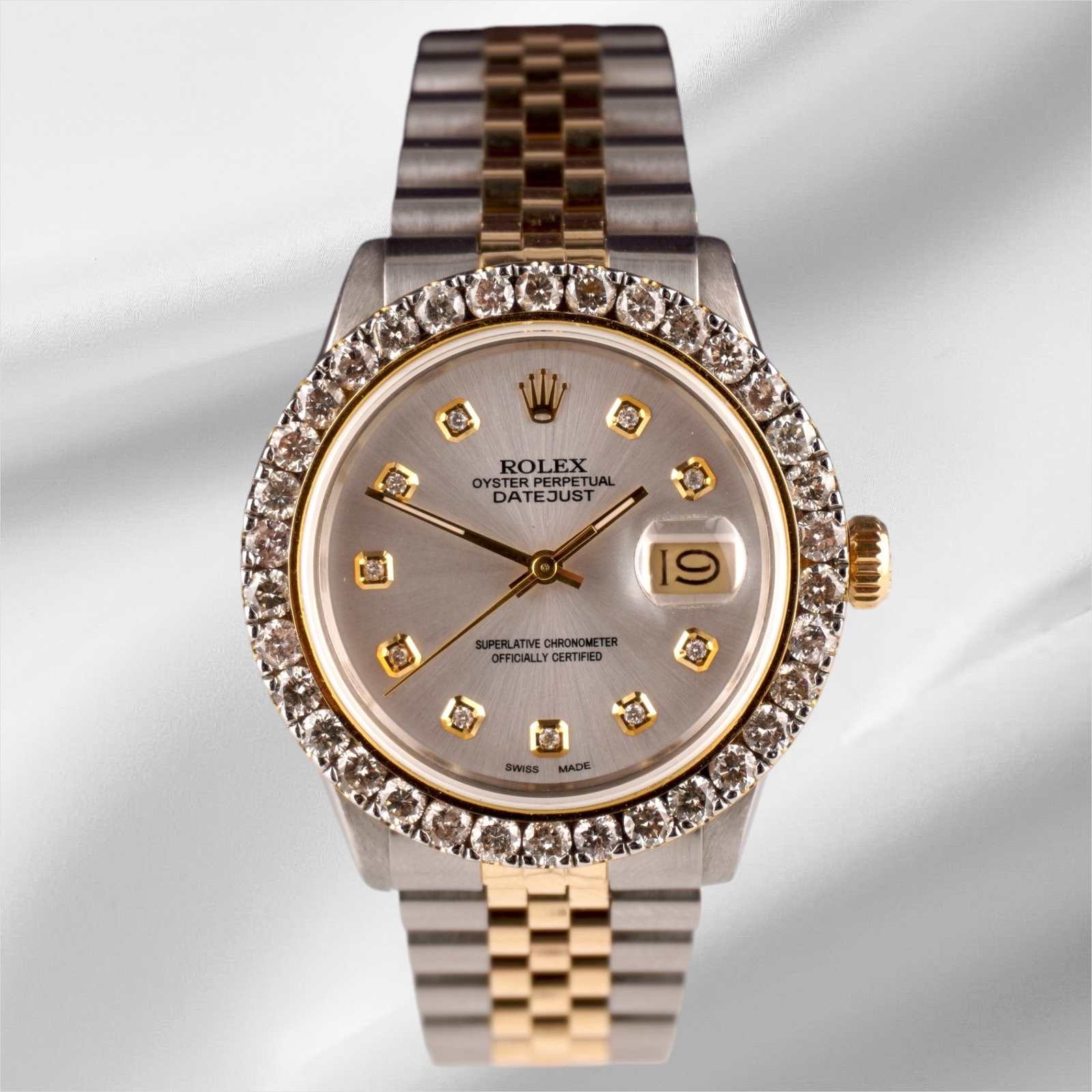 Rolex Datejust YG/Steel 2.25ct Diamonds Hidden