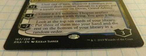 MTG Dovin, Grand Arbiter RNA 167/259 NM Mythic Ravnica Allegiance - Picture 3 of 4