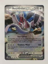 Pokemon TCG Bombirdier EX 156/182 Double Rare Paradox Rift English Near Mint