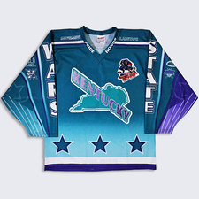 Kentucky State Wars Roller Blades Hockey Jersey - Blue Color Uniform Shirt