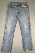 Vintage Levis 20505 0217 Orange Tab Made In USA Distressed Faded Size 33x29 80s