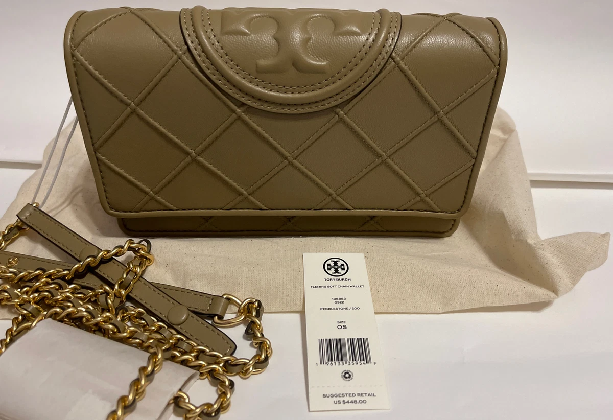 Tory Burch Fleming Soft Convertible Shoulder Bag In Pebblestone