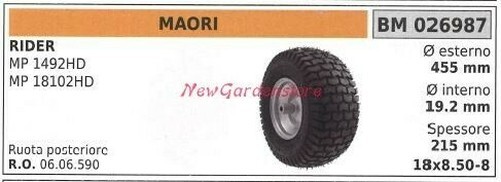 Rad Maori Rider RasenmäHer Mp 1492HD 18102HD 026987-image