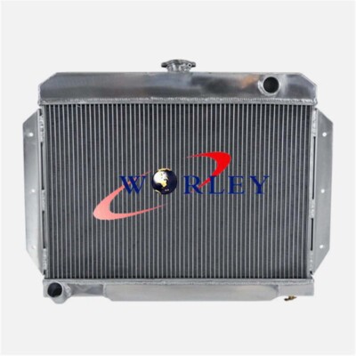 3 ROW Aluminum Radiator for 1972 1973 Jeep Jeepster All Models Manual M ...