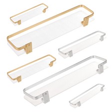 40/50cm Shower Rack Shelf Bathroom Storage Organiser Basket Tidy Shelf Aluminum