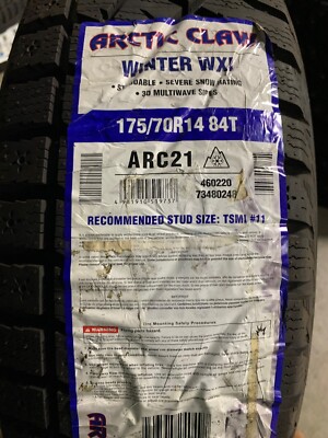 1 New 175 70 14 Arctic Claw Winter WXi Snow Tire | eBay