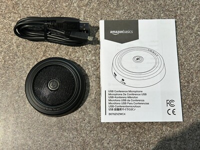 Amazon Basics USB Konferenzmikrofon Besprechung PC Laptop - AD727