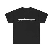Lincoln Continental Convertible 1966 Silhouette Car T-shirt