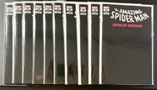 Amazing Spider-Man #26 SPOILER Variant  LOT of 10 Copies 2023 Death Ms Marvel