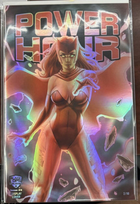 Power Hour 2: Scarlet Witch Foil Bikini 2/10! LIMITED Ale Garza
