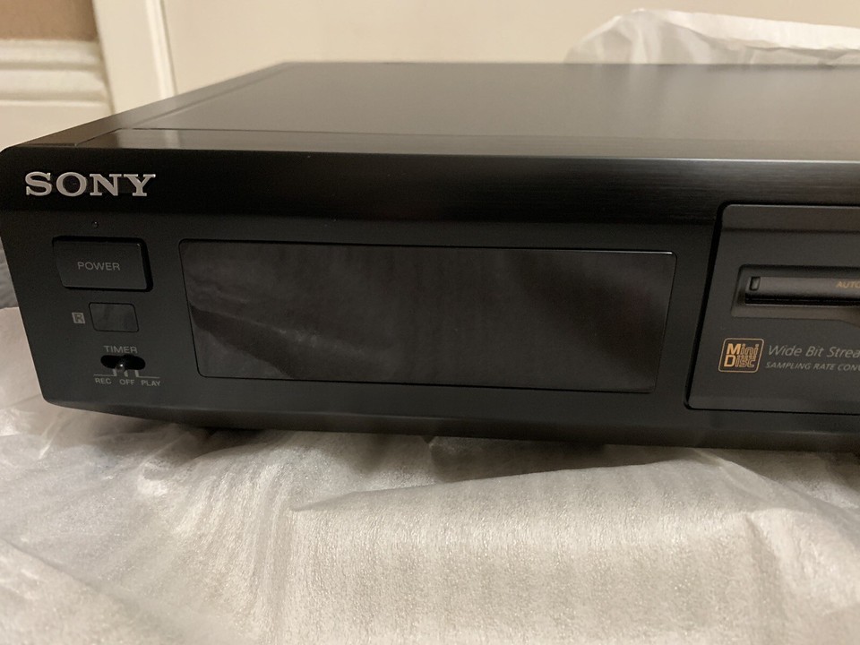 Sony MDSJE510 MiniDisc COMPONENT Recorder PLAYER DECK Black NEW w/ Remote 27242524910 eBay