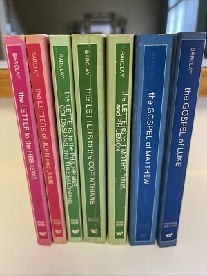 William Barclay Daily Study Bible Series 7 Book Lot PB | eBay
