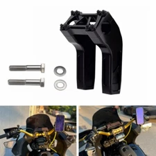 1-1/8" Handlebar Pullback Riser for Harley Dyna Softail Street Bob Club Style