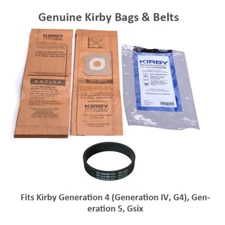 Fits For Kirby 197394 Micron Magic Bags for Models G4 and G5 9 Bags + 1 Belt
