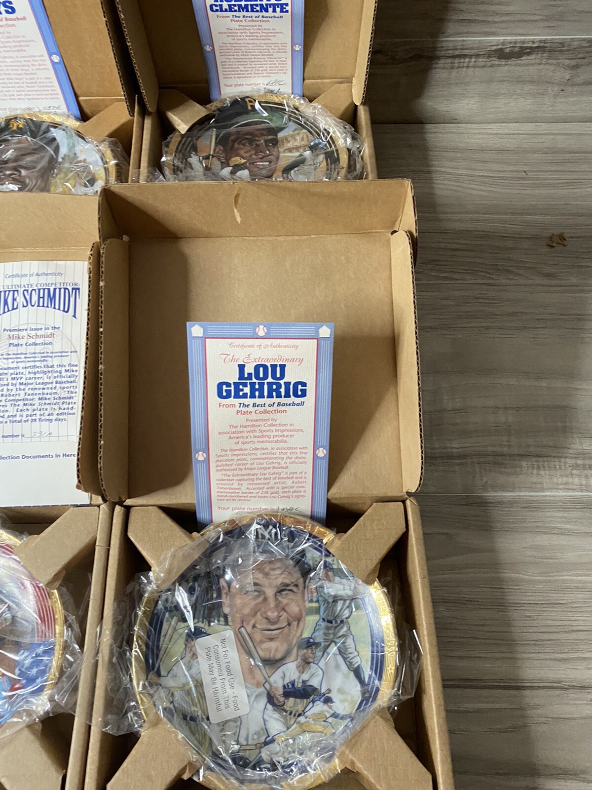 Baseball Hamilton Plate Collection Lot eBay