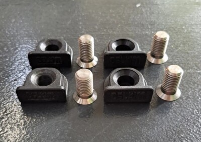4× Delkim D-Lok Quick Release System - ONLY FEETS! / 4× Füße D-Lok Karpfenangeln