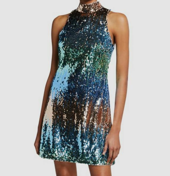 blue ombre sequin dress Ava Presley Ombre Sequin Homecoming Dress 4270 Crystal Blue / 00