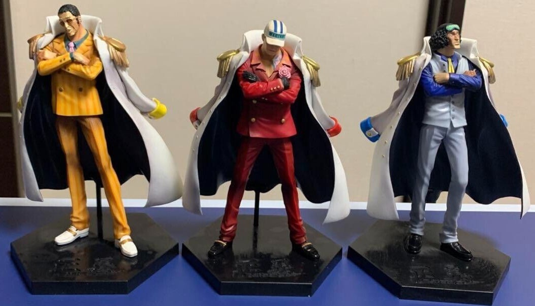 One Piece navy Akainu Sakazuki Kizaru Borsalino Aokiji Kuzan DX