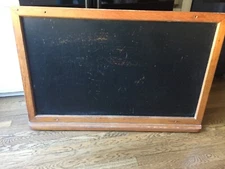 vintage large school chalkboard slate farmhouse menu industrial restaurant  1940