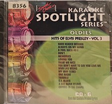 SC8356 ELVIS HITS    NEW IN PLASTIC SOUND CHOICE KARAOKE CDG LOT WA