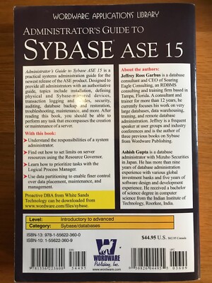 Administrators Guide to Sybase ASE 15