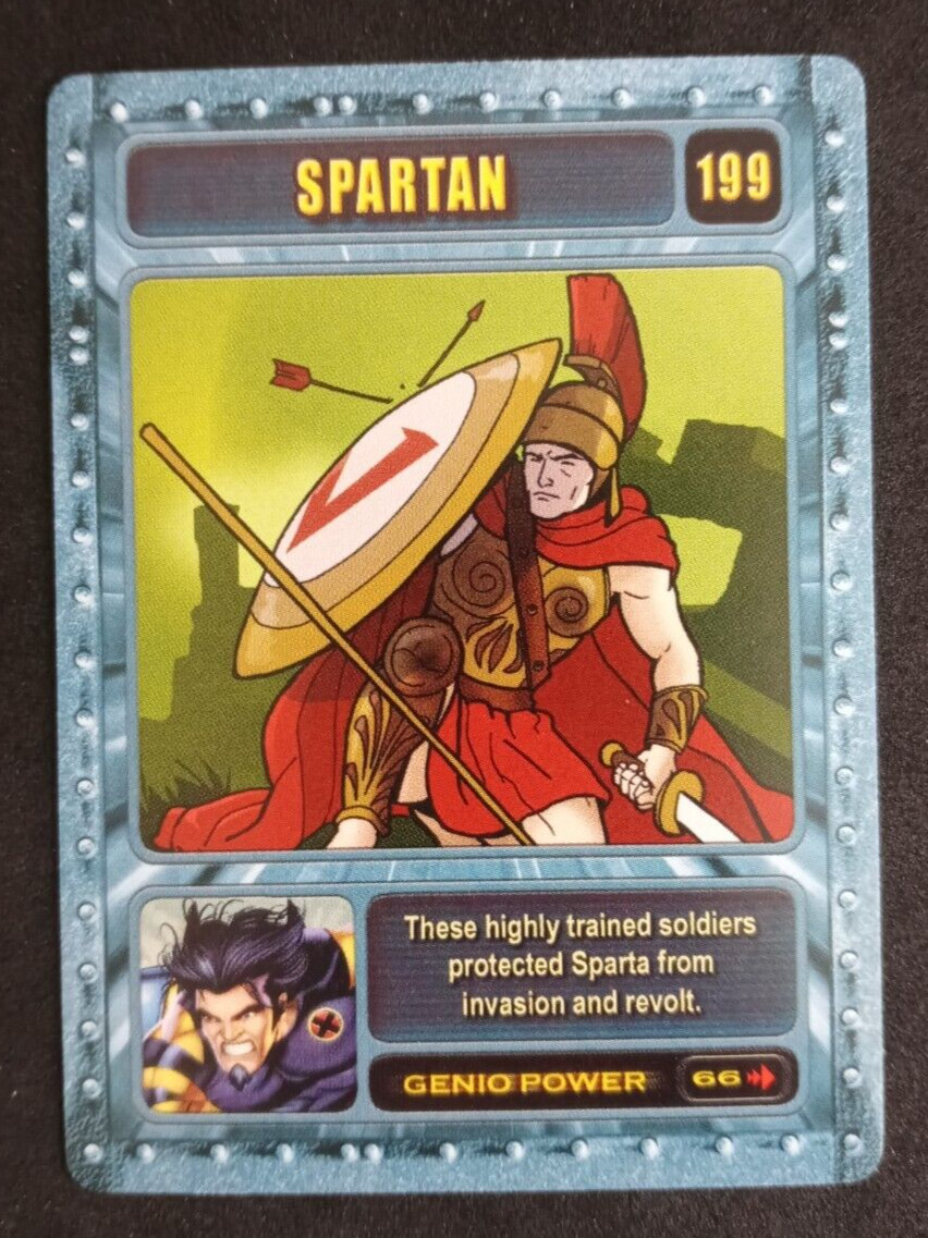 2003 Marvel Genio Card Game Spartan #199