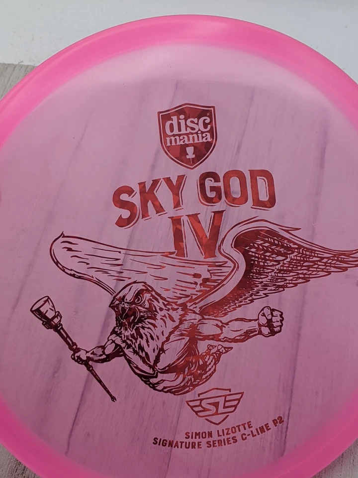 New Discmania Lizotte C-LINE P2 Sky God 4 (IV) Disc Golf Disc 174 Grams - Image 3 of 4