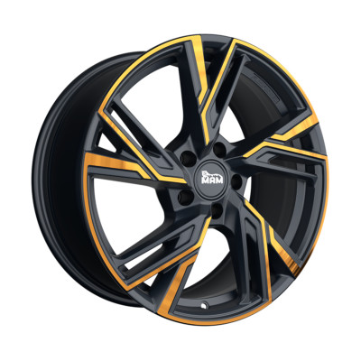 18 Zoll MAM RS5 5x120 ET35 Alufelgen MATT BLACK FRONT COPPER