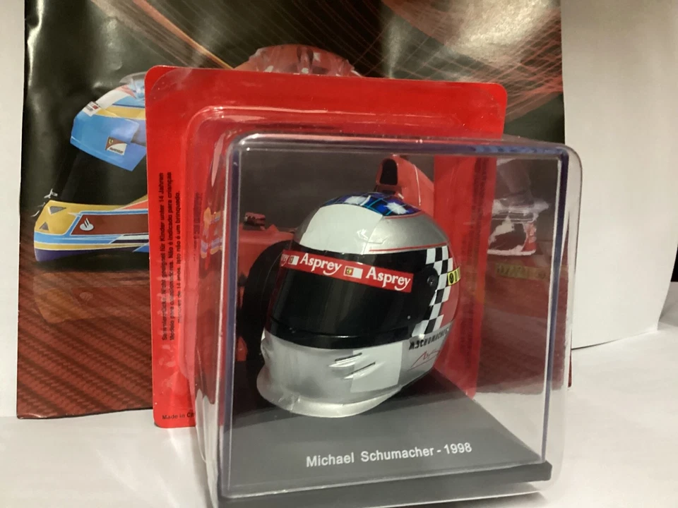 Caschi piloti  Ferrari MICHAEL SCHUMACHER GP GIAPPONE 1998  1:5, nuovo in teca - Immagine 2 di 4