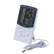 Digital Hygrometer Thermometer Temperature Humidity Monitor with Probe New-