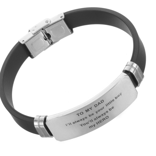 Stainless Steel Bracelet Man Jewelry for Men Wristband Cuff Bangle - 第 2/12 張圖片