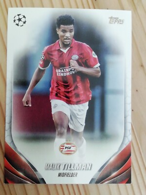 2023-24 Topps UEFA Club Competition UCC Flagship 142 Malik Tillman PSV Eindhoven
