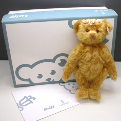 Plush Toy Steiff Lladro Season Collection Autumn Teddy Bear Wreath