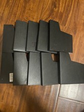 Nintendo NES Game Cartridge Sleeves Cases Plain Black Lot Of 10