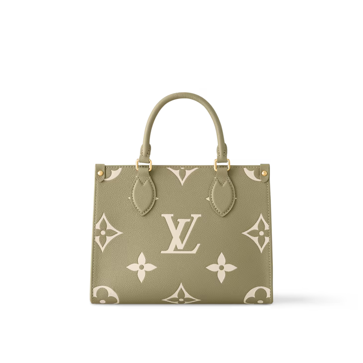 NIB Louis Vuitton OnTheGo PM Khaki/Cream M46647💯% Authentic 🥇 | eBay 