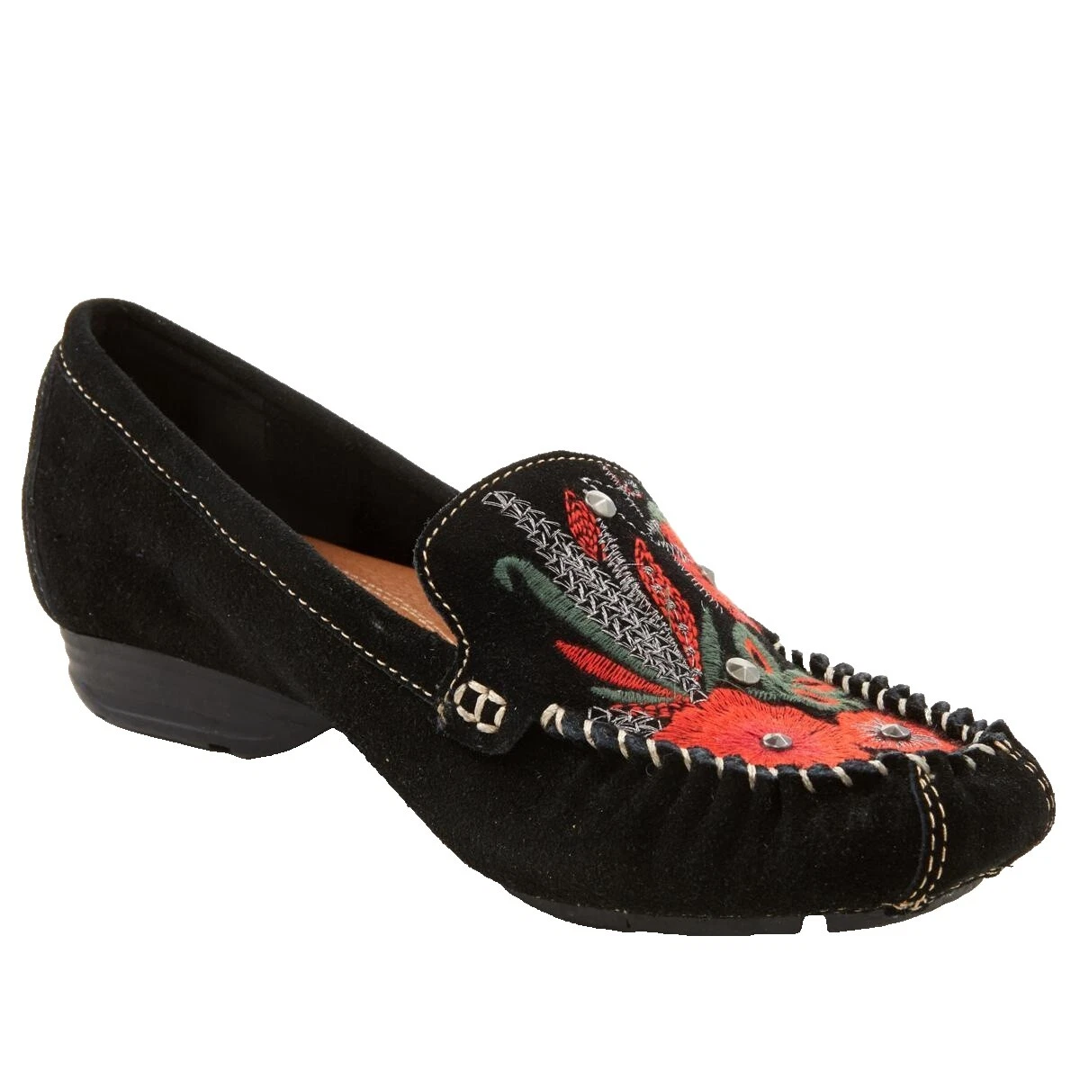 Embroidered Flats for Women