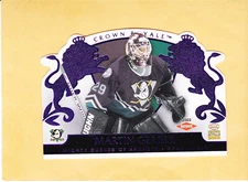 MARTIN GERBER 2002-03 CROWN ROYALE ROOKIE PURPLE SP 799 ANAHEIM DUCKS #102 NM-MT