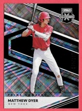 2020 Matthew Dyer Panini Elite Extra Edition Prime Numbers Rookie 152/187 - Mets