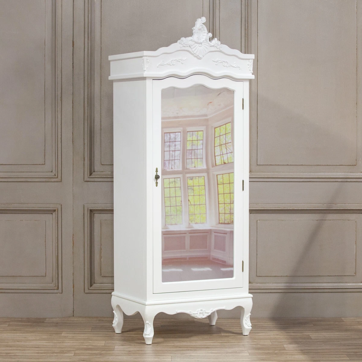 Antique white armoire online