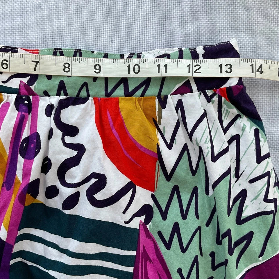 Falda alta-baja con estampado audaz Gabrielle Union NY&C para mujer talla pequeña Foto 4 de 4