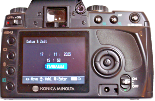 Konica Minolta Dynax 5D, Spiegelreflex Kamera, digital, Ersatzteile, Reparatur - Zdjęcie 1 z 6